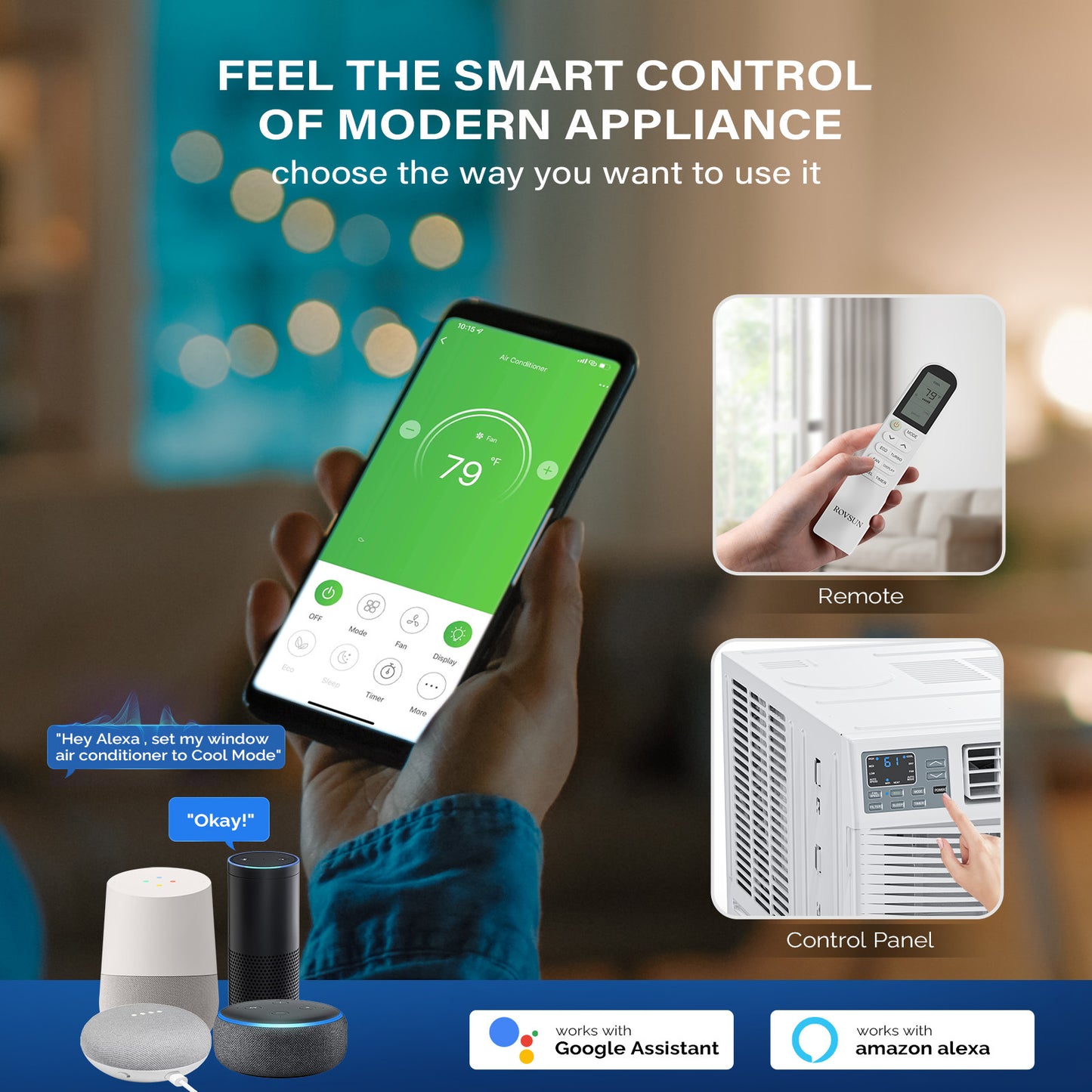 ONCLOUD 8000 BTU Window Air Conditioner with Heat