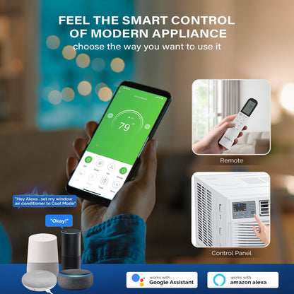 ONCLOUD 12000 BTU Air Conditioner Window Unit with Heat
