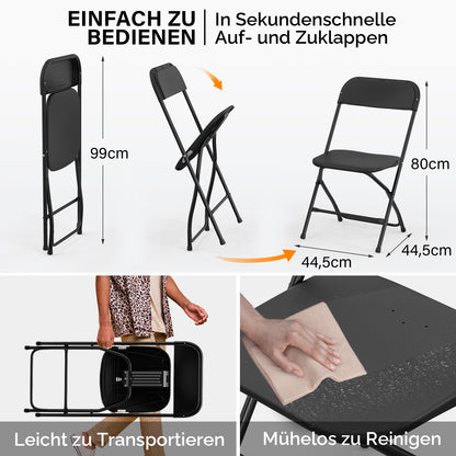 ONCLOUD Portable Plastic Folding Chair