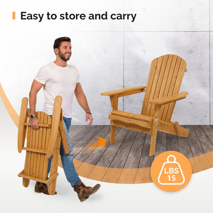 ONCLOUD Folding Adirondack Chairs