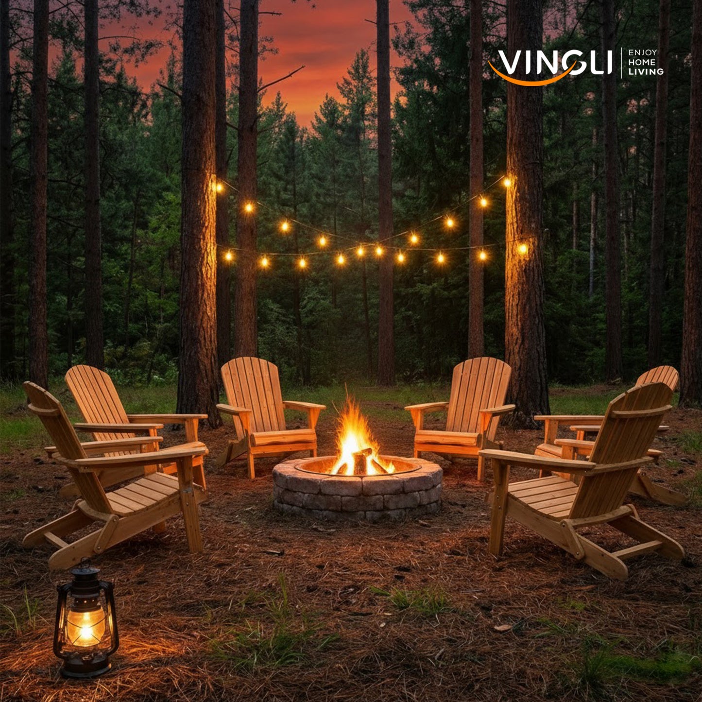 ONCLOUD Folding Adirondack Chairs